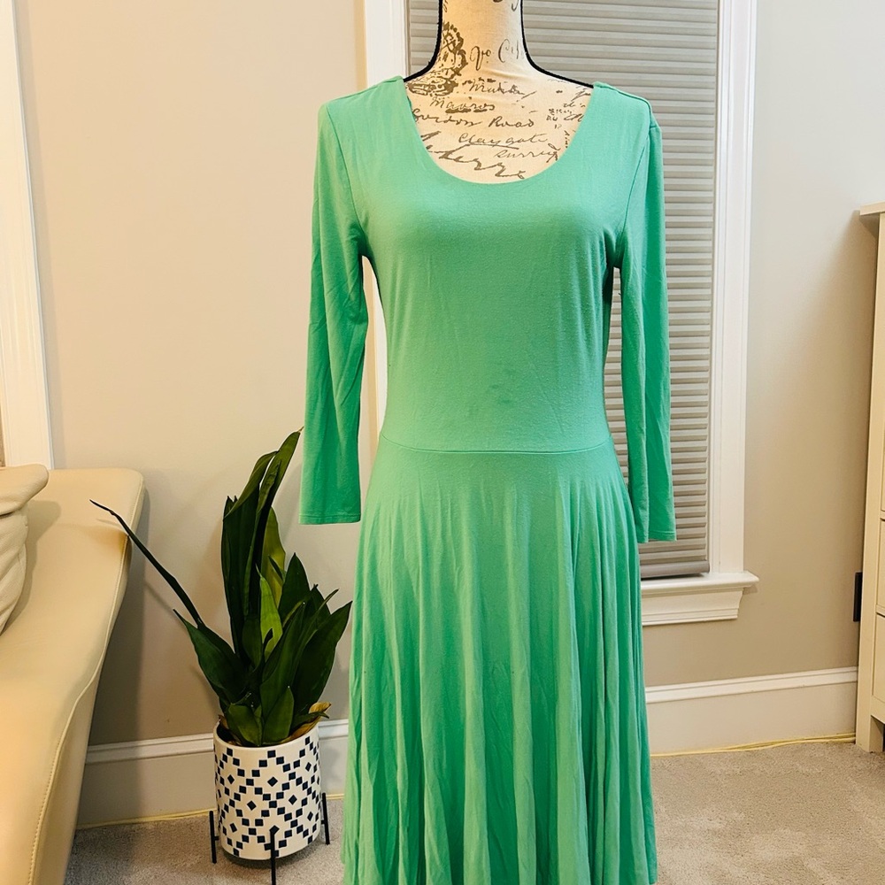 Cynthia Rowley Mint Green Long Sleeve Dress
